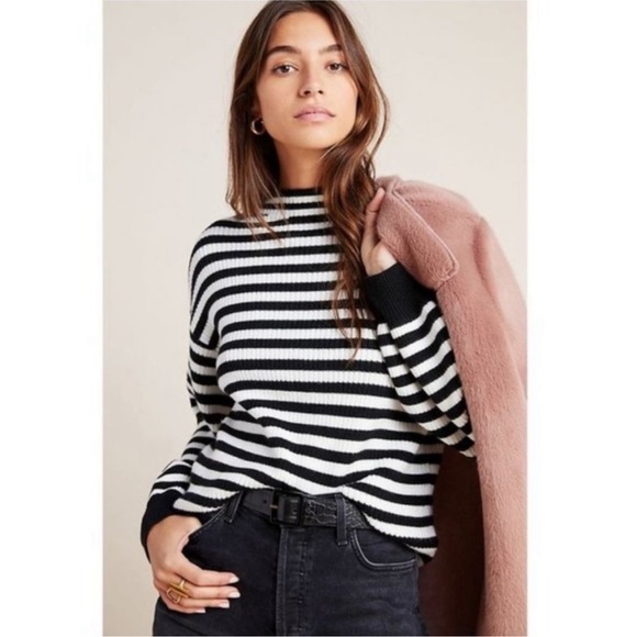 Anthropologie Sydney Balloon Sleeve Sweater Line & Dot - Picture 12 of 12